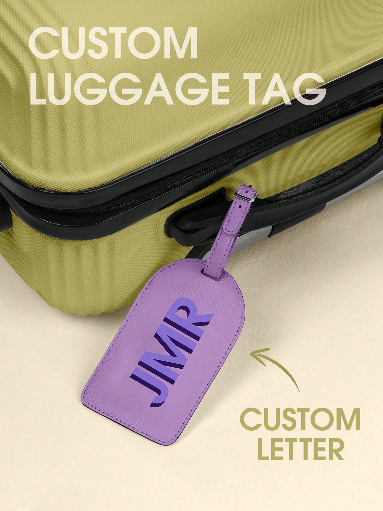 Travel Accessories Baby - Kişiselleştirilmiş Baş Harfli Bagaj Etiketi Özel