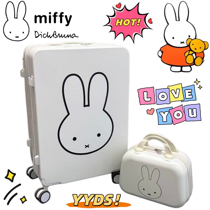 Luggage Cover Protector - Yeni Miffy Yaratıcı Yüksek Değerli Çekçekli