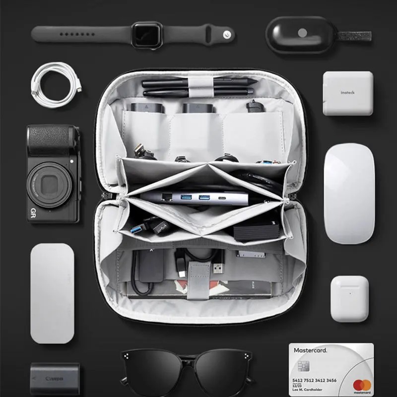 Travel Accessories Organizer Bag - Çok Fonksiyonlu Dijital Aksesuar Çantası, Geliştirilmiş