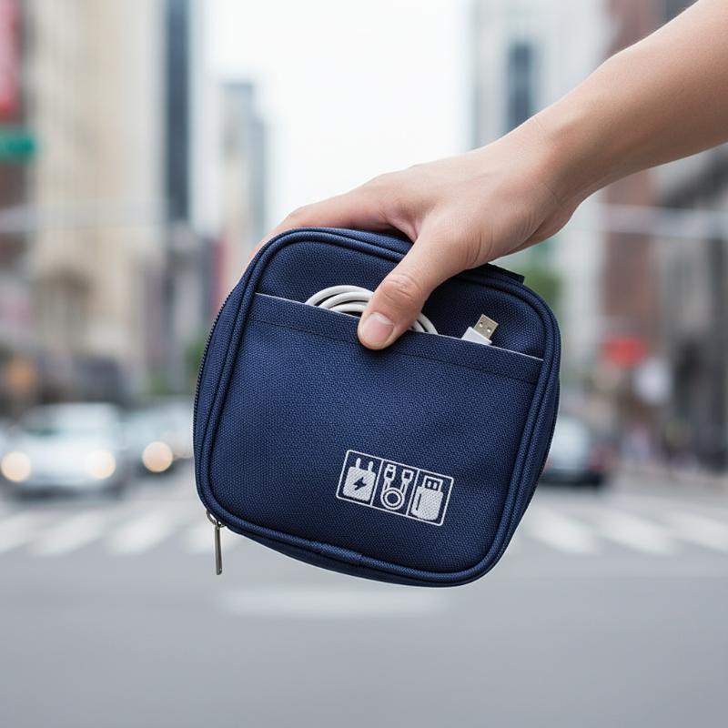 Travel Accessories Organizer Bag - 【F】Su Geçirmez, Taşınabilir Kablo Düzenleyici Çanta,