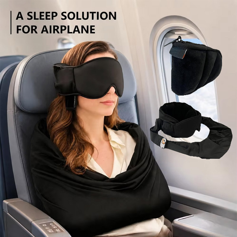 Travel Accessories Long Flight - 3'ü 1 Arada Uçak Uyku Destek