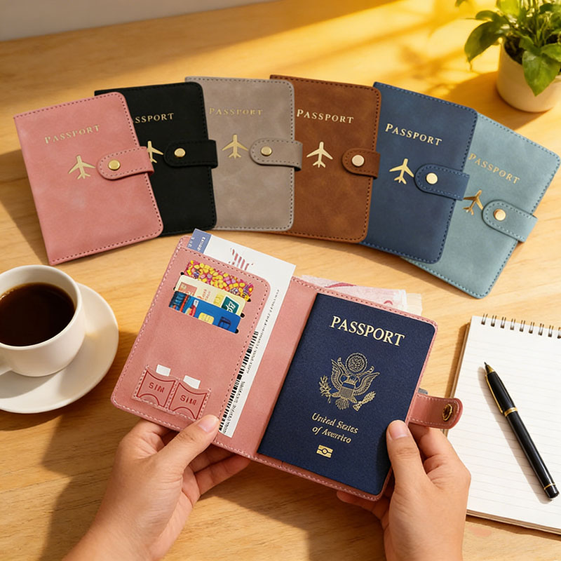 Travel Accessories Wallet - Deri Pasaportluk, Seyahat Gereçleri Kredi Kartı