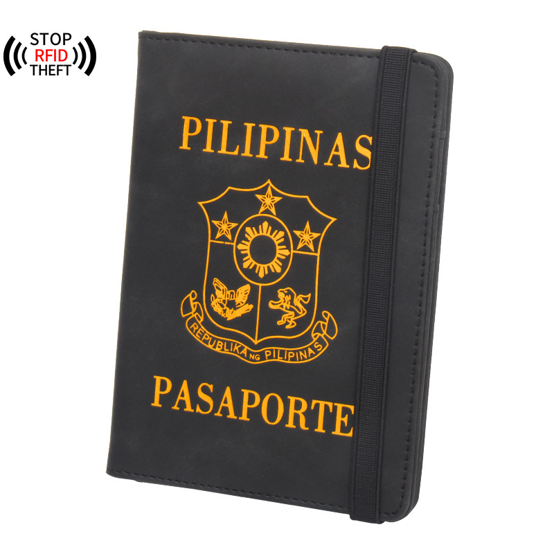 Travel Accessories Wallet - Filipinler pasaport kapağı Rfid seyahat cüzdanı