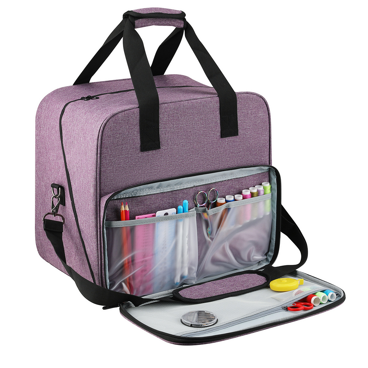 Travel Accessories Organizer Bag - Büyük DİKİŞ MAKİNESİ Çantası Gri Renk