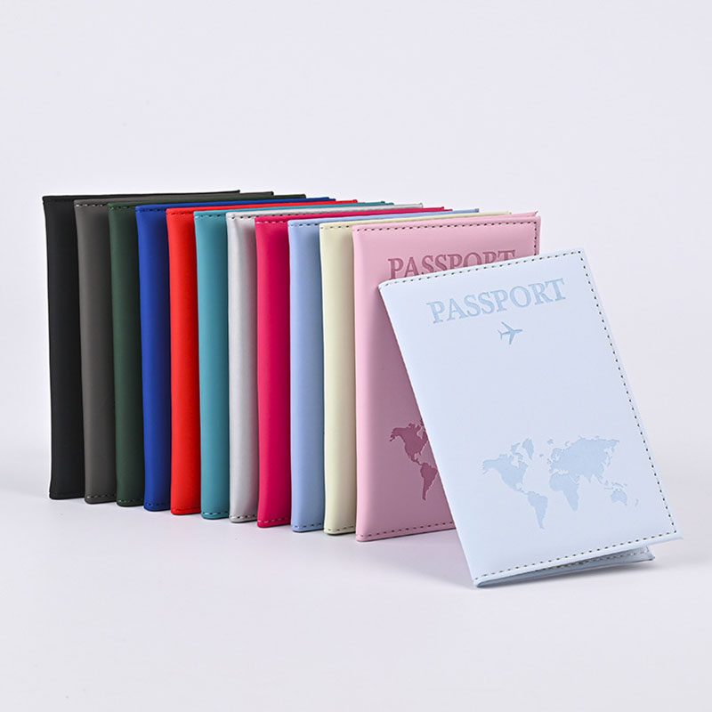 Travel Accessories India - Sevgilisi Dünya Haritası Pasaport Kapağı Sıcak