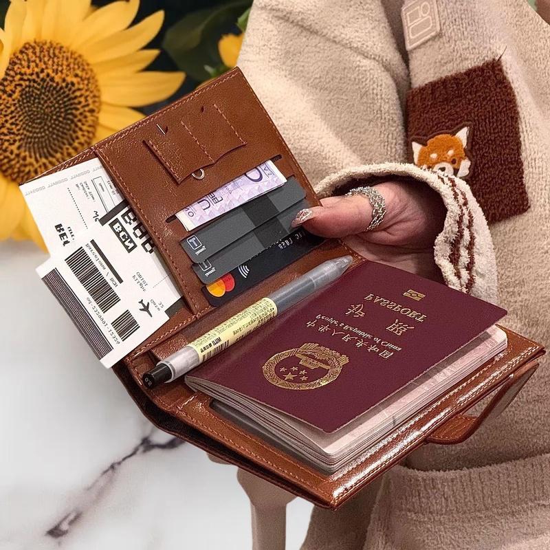 Travel Accessories India - Seyahat Pasaport Cüzdanı Kadın Erkek Kart