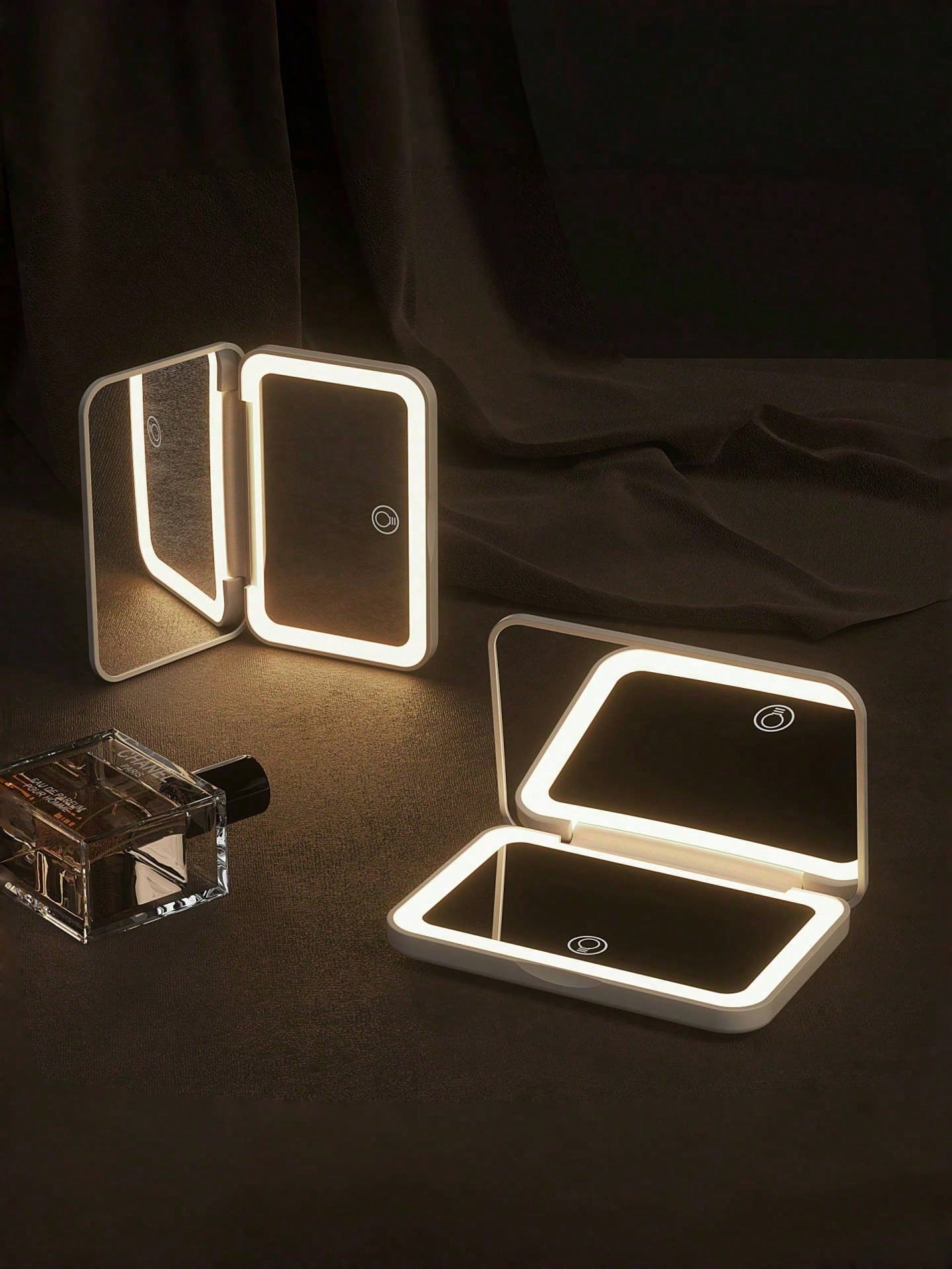 Travel Accessories As Gifts - Dokunmatik Ekranlı LED Makyaj Aynası, 3