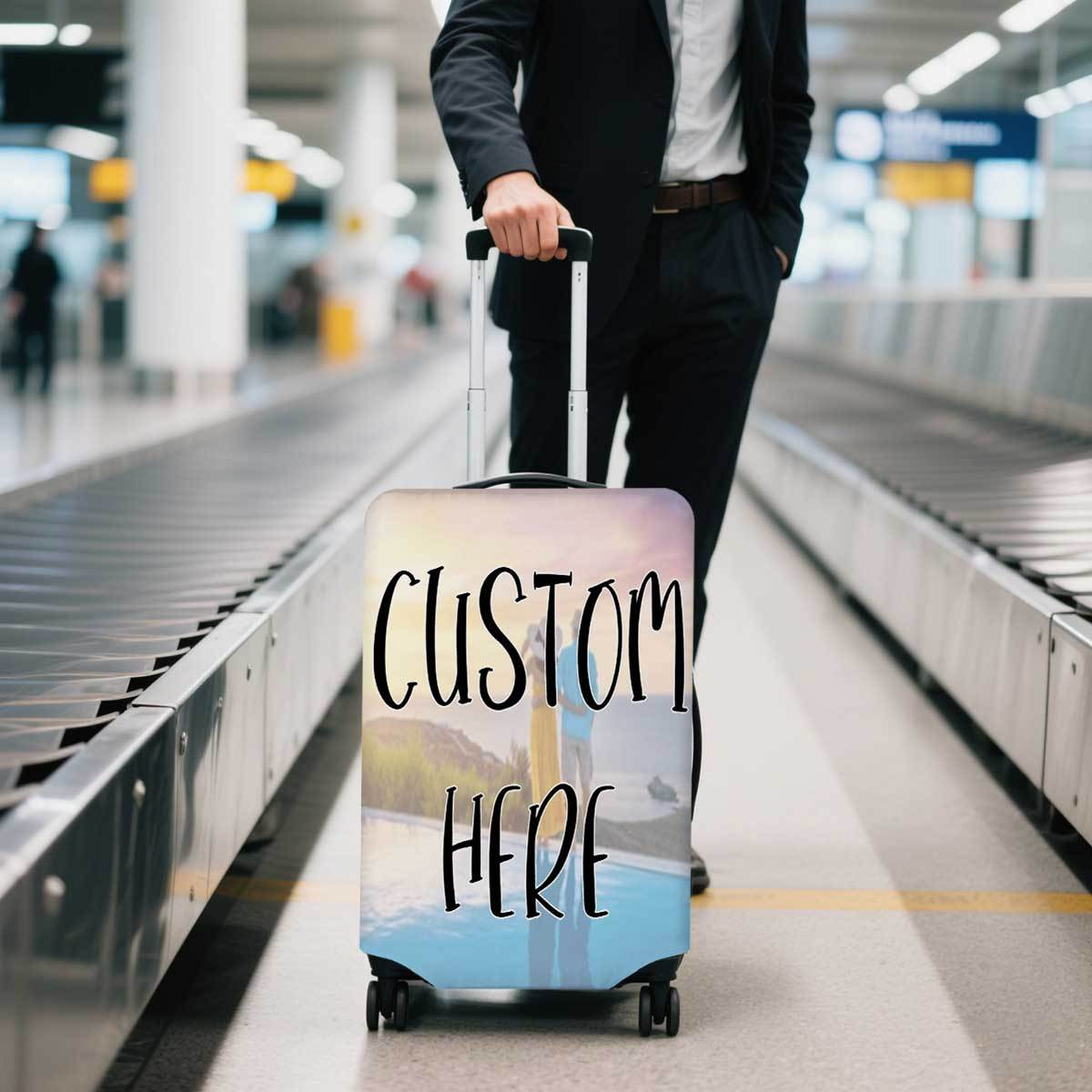 Travel Accessories Ideas - Kendi Kişiselleştirilmiş Bagaj Kılıfınızı Tasarlayın—Kendi Fotoğraflarınızı