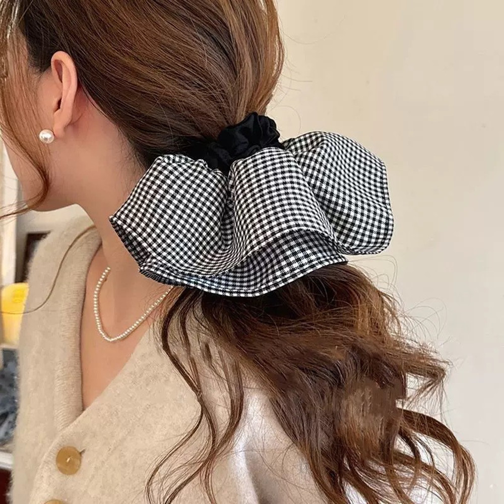 Ekstra Büyük Ekose Saç Bağları - Travel Accessories Aesthetic incelemesi ve fiyatı