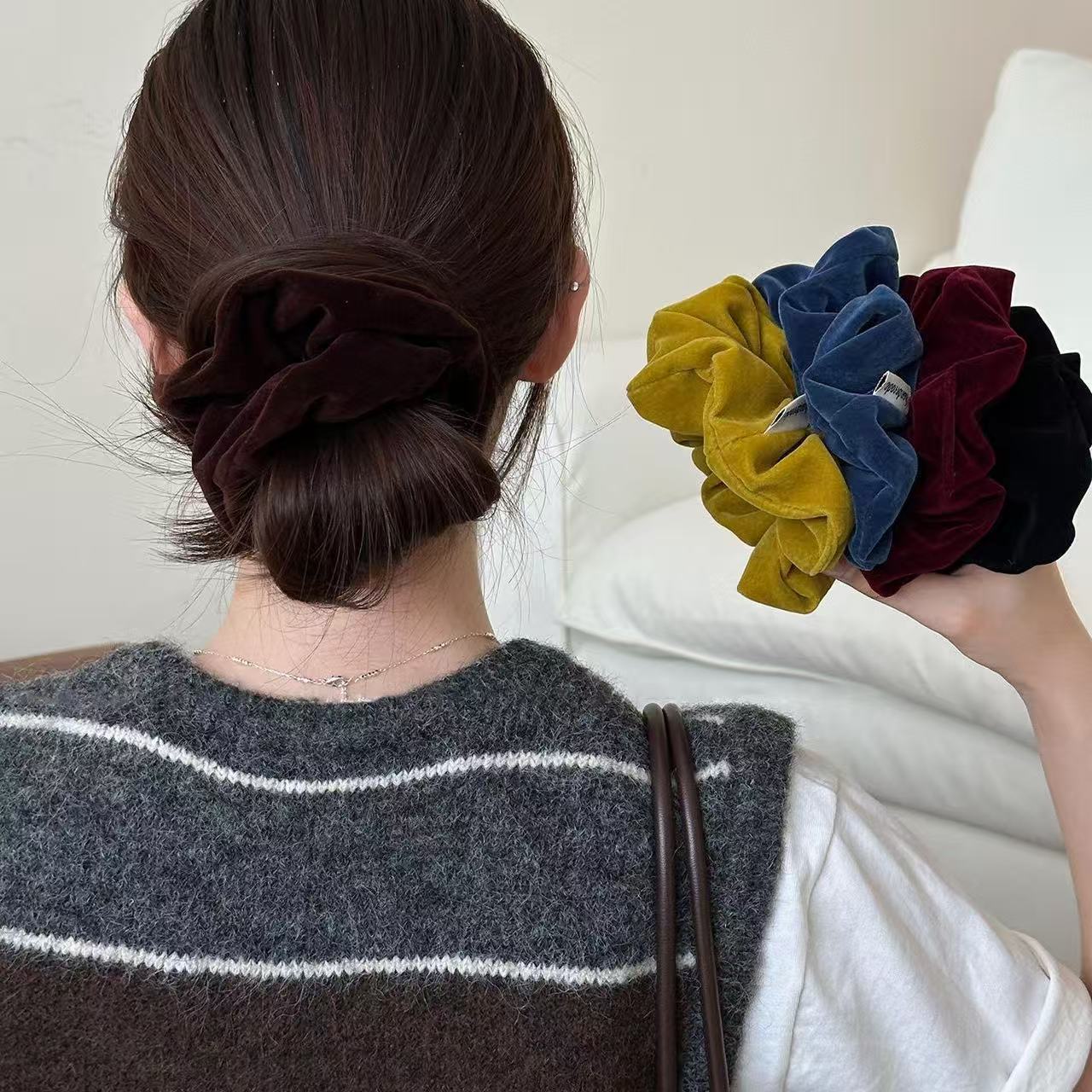 Kore tarzı, minimalist kadife  - Travel Accessories Aesthetic incelemesi ve fiyatı