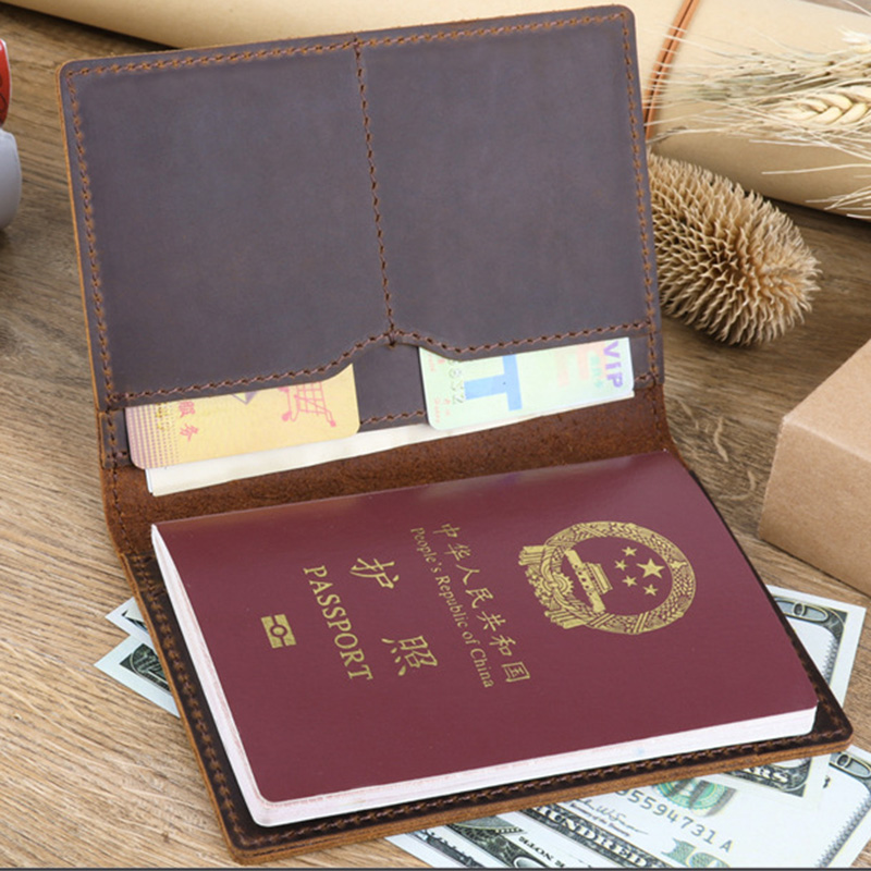 Çılgın at deri pasaport kılıfı - Travel Accessories Wallet incelemesi ve fiyatı
