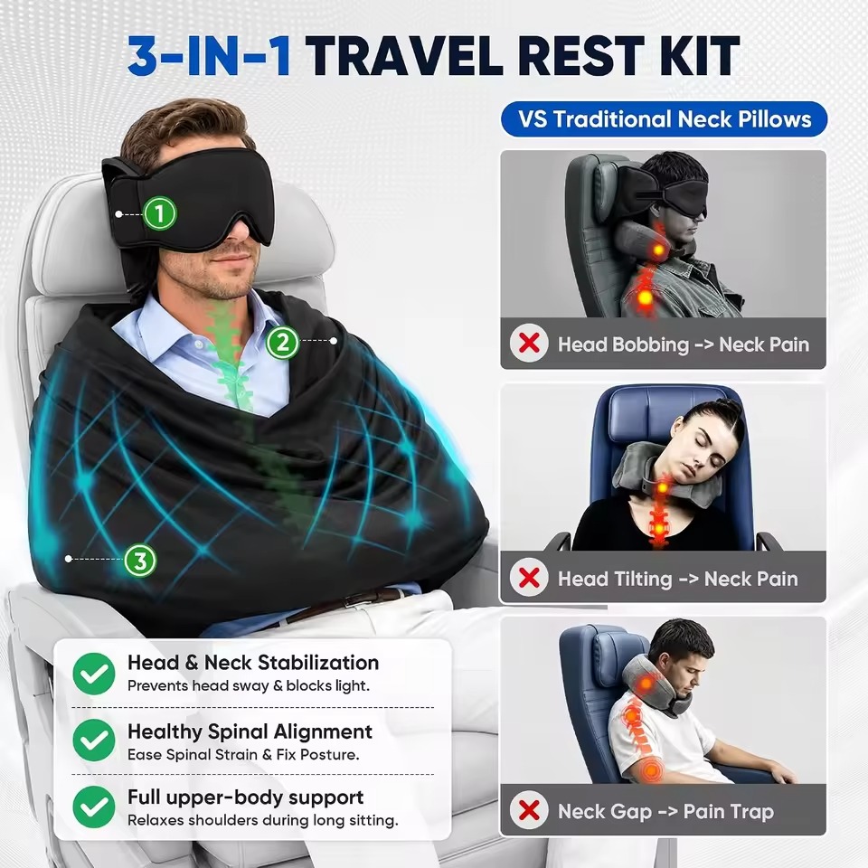 3'ü 1 Arada Araba Uyku Koltuğu - Travel Accessories Long Flight incelemesi ve fiyatı
