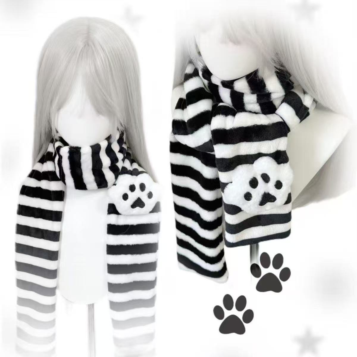 Kawaii Kniied Eşarp Kedi Pençe - Travel Accessories Aesthetic incelemesi ve fiyatı
