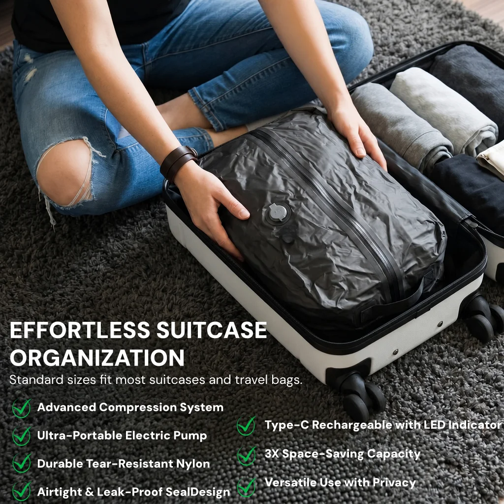 Vakumlu Sıkıştırma Saklama Tor - Travel Accessories Organizer Bag incelemesi ve fiyatı